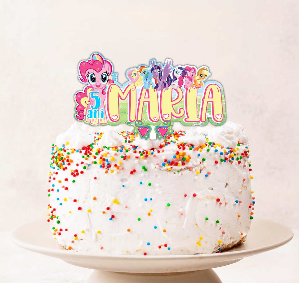 Cake Topper Personalizat My Little Pony