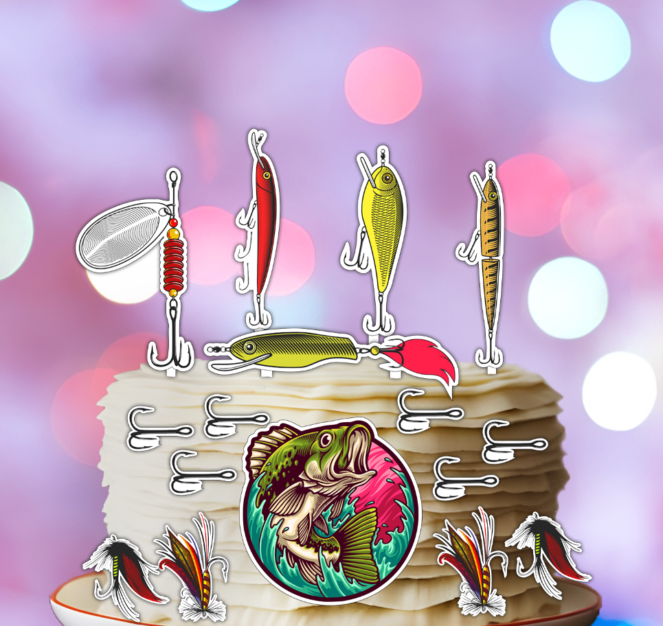 Set figurine tort, Pescar