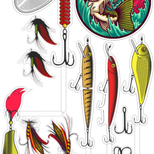 Alternative view of Set figurine tort, Pescar