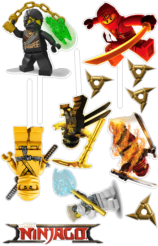 Set figurine tort, Ninjago - imagine 2