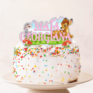 Cake Topper Personalizat Bamby