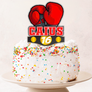 Cake Topper Personalizat Box