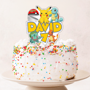 Cake Topper Personalizat Pokemon M2