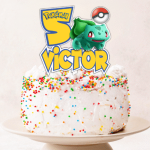 Cake Topper Personalizat Pokemon