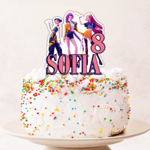 Cake Topper Personalizat KPop Demon Hunters