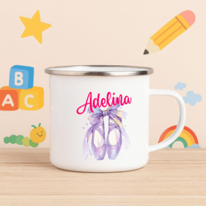 Alternative view of Cana metalica personalizata, Balerina