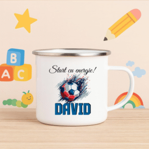 Alternative view of Cana metalica personalizata, Fotbal