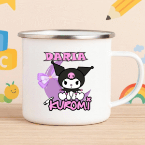 Cana metalica personalizata, Kuromi