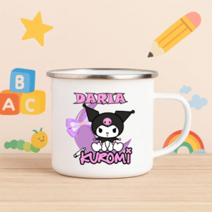 Alternative view of Cana metalica personalizata, Kuromi