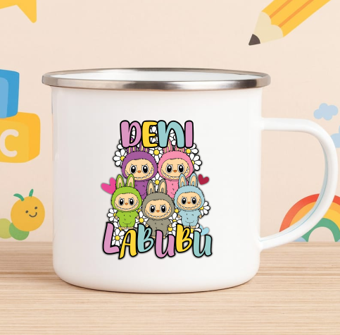 Cana metalica personalizata, La Bubu