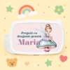 Caserolă personalizată copii – lunch box cu nume și tematicăcute fairy
