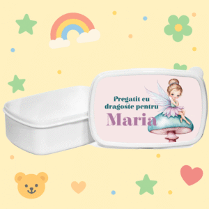 Alternative view of Caserola Personalizata Copii, Lunch-box Cute Fairy