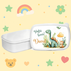 Alternative view of Caserola Personalizata Copii, Lunch-box Dino