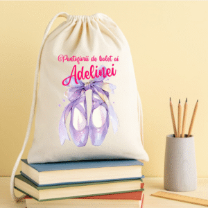 Alternative view of Rucsac personalizat textil, Balerina