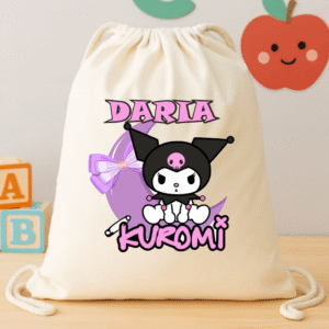 Rucsac personalizat textil, Kuromi