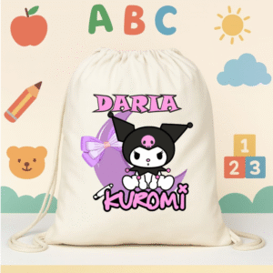 Alternative view of Rucsac personalizat textil, Kuromi