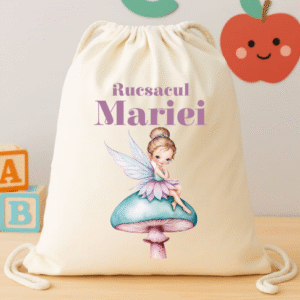 Alternative view of Set Personalizat Copii, Rucsac+Cana metalica+Caserola, Cute Fairy
