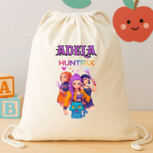 Alternative view of Set Personalizat Copii, Rucsac+Cana metalica+Caserola, Huntrix K-Pop