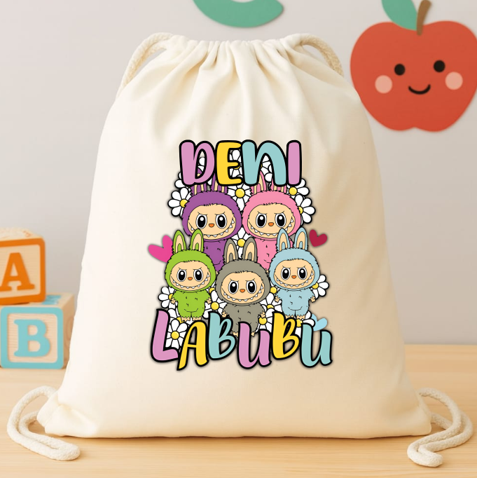 Set Personalizat Copii, Rucsac+Cana metalica+Caserola, La Bubu - imagine 2