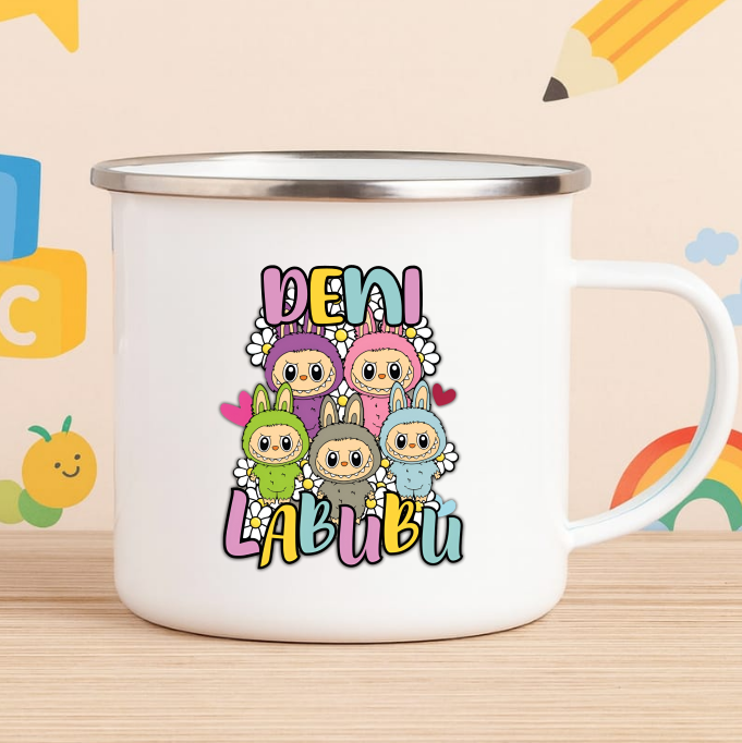 Set Personalizat Copii, Rucsac+Cana metalica+Caserola, La Bubu - imagine 3