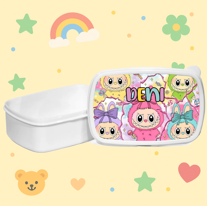 Set Personalizat Copii, Rucsac+Cana metalica+Caserola, La Bubu - imagine 4