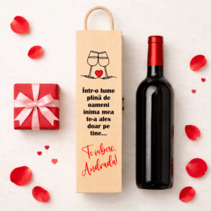 Alternative view of Cutie Vin Personalizata Cupluri