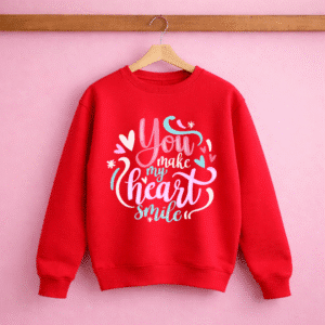 Alternative view of Bluza Unisex You make my heart smile