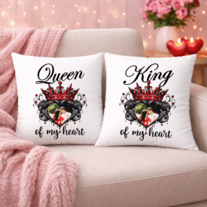 Alternative view of Set Perne Personalizate Cuplu Poza, Queen King