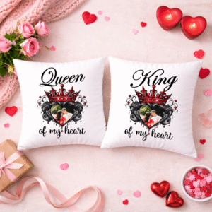 set perne personalizate poza cuplu queen king