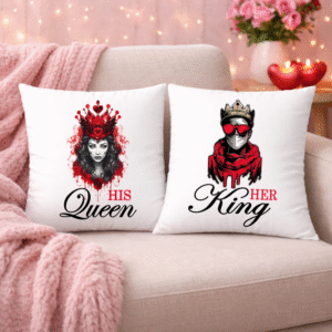 Set Perne Cuplu, His Queen Her King