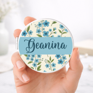 Alternative view of Oglinda Buzunar Personalizata Nume/Mesaj, Blue Whisper