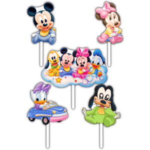 Alternative view of Set figurine tort, Baby Minnie Mickey