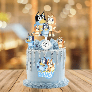 Set figurine tort, Bluey