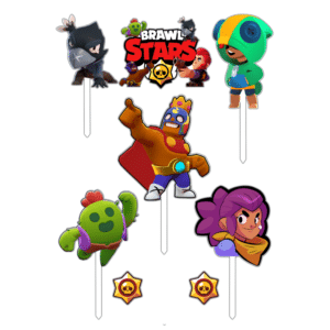 Alternative view of Set figurine tort, Brawl Stars