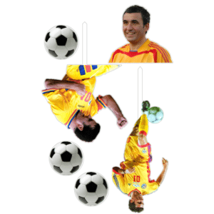 Alternative view of Set figurine tort, Fotbal Hagi