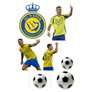 Alternative view of Set figurine tort, Fotbal Cristiano Ronaldo