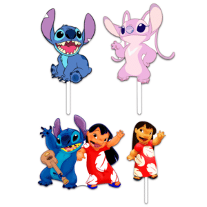 Alternative view of Set figurine tort, Lilo si Stich