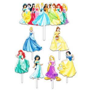 Alternative view of Set figurine tort, Printesele Disney