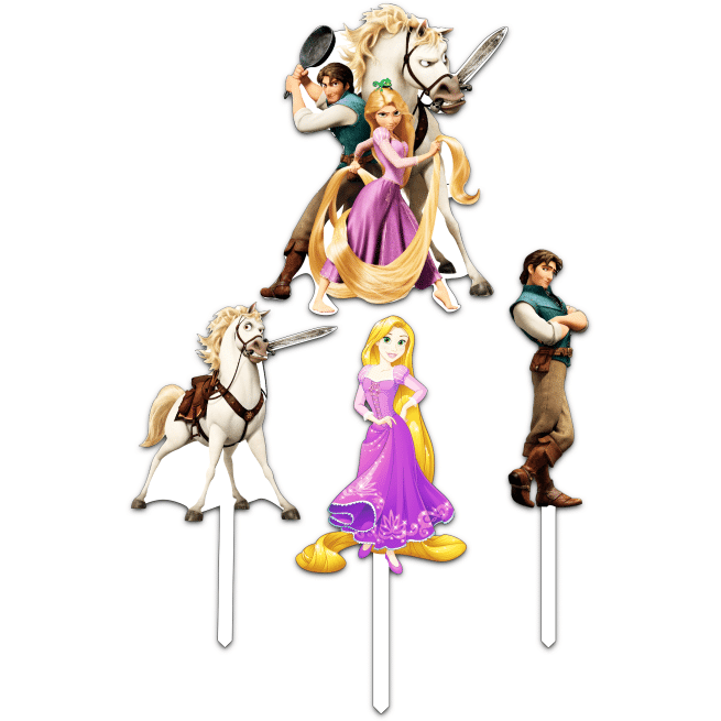 Set figurine tort, Rapunzel - imagine 2
