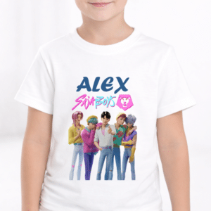 Alternative view of Set Cadou Personalizat Saja Boys K-pop, Tricou +Perna + Figurina Surpriza