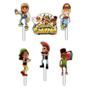 Alternative view of Set figurine tort, Subway Surfers