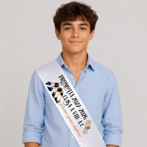 Alternative view of Esarfa Personalizata Absolventi Gimnaziu