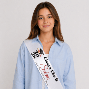 Alternative view of Esarfa Personalizata Absolventi Liceu