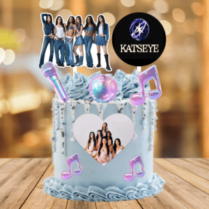 set figurine tort katseye