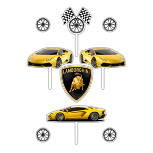 Alternative view of Set figurine tort, Masini Lamborghini