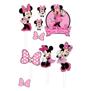 Alternative view of Set figurine tort, Minnie Mouse