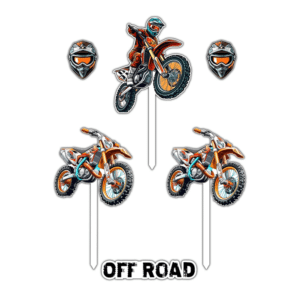 Alternative view of Set figurine tort, Motociclete Off Road