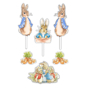 Alternative view of Set figurine tort, Peter Rabbit
