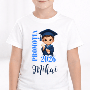Alternative view of Cadou Personalizat Absolvire Copii Gradinita Scoala, Set Tricou + Semn Carte + Pix
