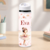 Bidon pentru Apă cu Pai Personalizat Balerina, 700 ml - imagine 2